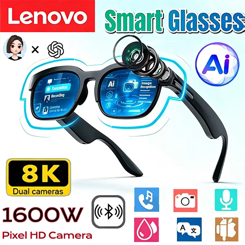 Óculos Inteligentes AI Lenovo  - Smart Glasses Lens avaliação e preço