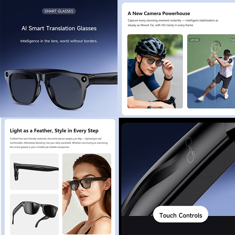 Óculos Inteligentes 4K UHD com - Smart Glasses Lens avaliação e preço